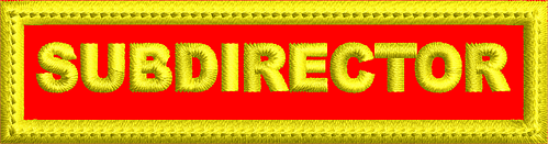 subdirector Cinta de cargo SubDirector