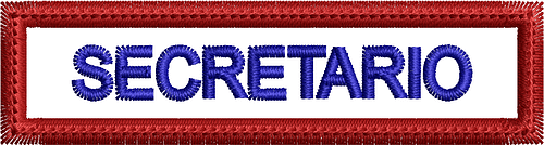 secretario Cinta de cargo Secretario